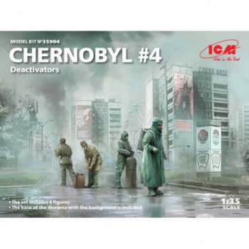 ICM Chernobyl 4. Deactivators (4 figures) 1/35 35904