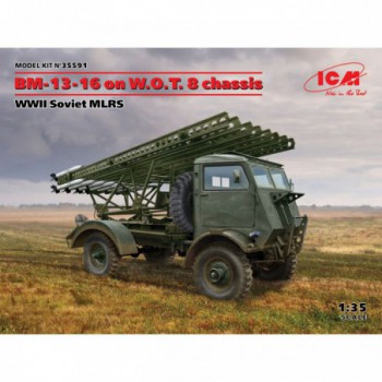 ICM BM-13-16 on W.O.T. 8 chassis WWII Soviet MLRS 1/35 35591