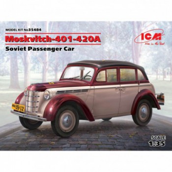 ICM Moskvitch-401-420A Soviet Passenger Car 1/35 35524