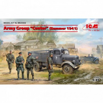 ICM Army Group Center Summer 1941 Kfz.1 Typ L3000S German Infantry 4 figures German Drivers 4 figures 1/35 DS3502