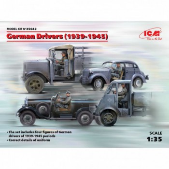 ICM German Drivers 1939-1945 4 figures 1/35 35642