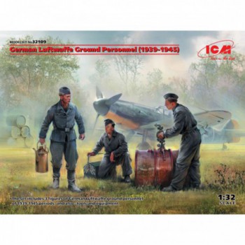 ICM German Luftwaffe Ground Personnel 1939-1945 3 figures 1/32 32109