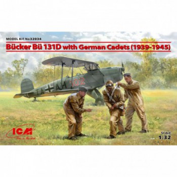 ICM Bücker Bü 131D with German Cadets 1939-1945 1/32 32034