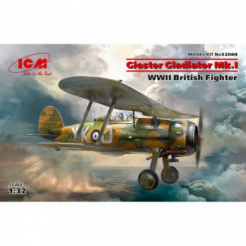 ICM Gloster Gladiator Mk.I WWII British Fighter 1/32 32040