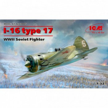 ICM I-16 type 17 WWII Soviet Fighter 1/32 32005