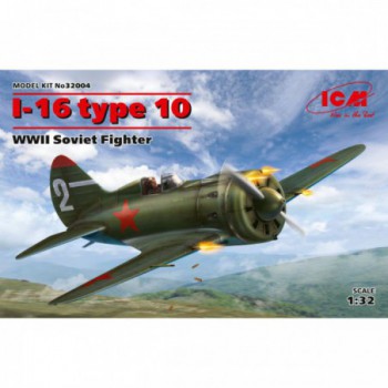 ICM I-16 type 10 WWII Soviet Fighter 1/32 32004