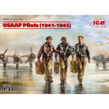 ICM USAAF Pilots 1941-1945 3 figures 1/32 32104