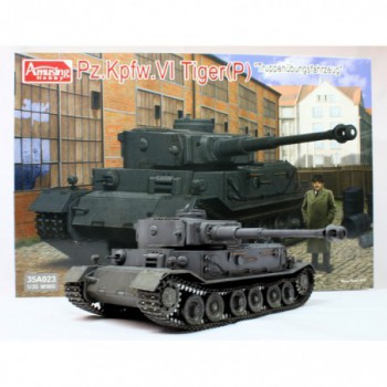 amusing hobby PZ.KPFW.VI TIGER(P) TRUPPENUBUNGSFAHRZEUG 1/35 35A023