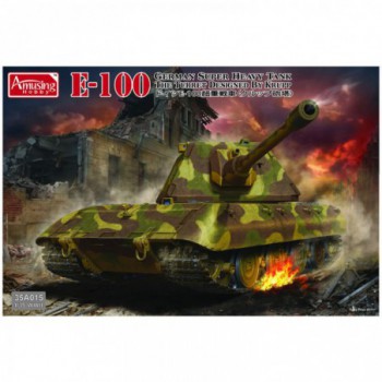 amusing hobby E100 GERMAN SUPER HEAVY TANK, KRUPP TURRET 1/35 35A015