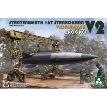 TAKOM 16T Strabokran Vidalwagen V2 Rocket 1/35