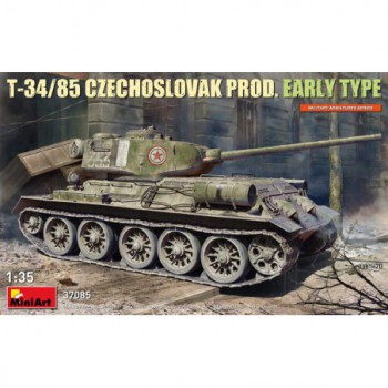 miniart T-34/85 CZECHOSLOVAK PROD. EARLY TYPE 1/35 37085