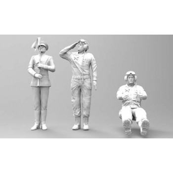 zvezda Equipage Char Russe Parade 1/35 3685