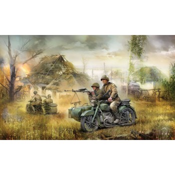 zvezda Moto Sovietique M-72 1/35 3639