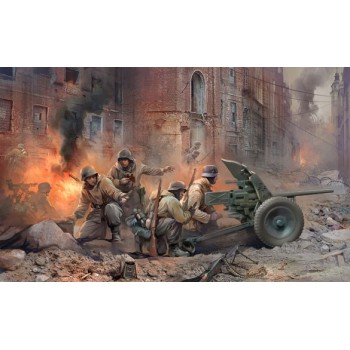 zvezda PaK 36 et servants 1/35 3610