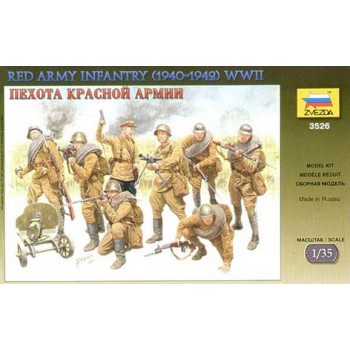 zvezda Infanterie Armee Rouge 1940-42 1/35 3526