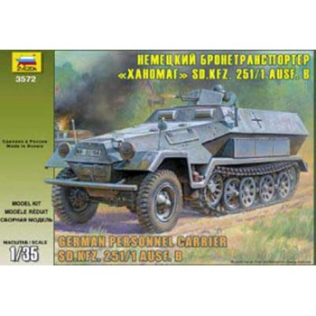 zvezda Sd.Kfz.251/1 Ausf.B 1/35 3572