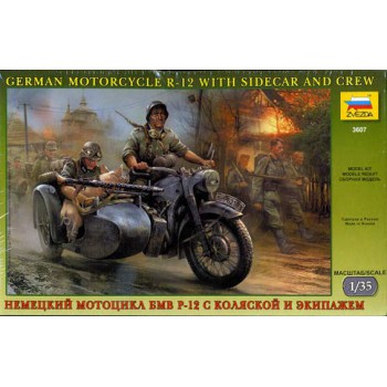 zvezda Sidecar Allemand R12 1/35 3607