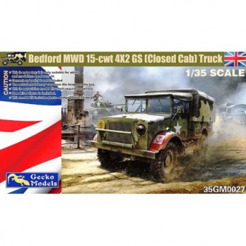 Gecko models BEDFORD MWD 15 CWT 4X2 GS CLOSED CAB TRUCK 1/35 35GM35027