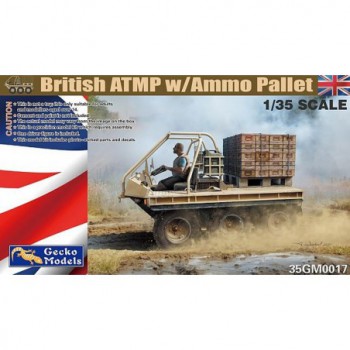 Gecko models BRITISH ATMP WITH AMMO PALLET 1/35 35GM35017