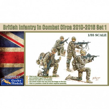 Gecko models BRITISH INFANTRY IN COMBAT 2010 1/35 35GM35015