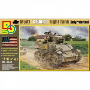 Classy hobby M5A1 STUART LIGHT TANK EARLY PRODUCTION 1/16 MC16007