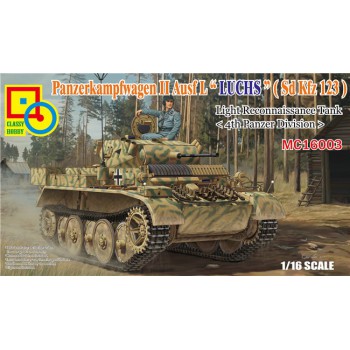 Classy hobby WWII PANZER II AUSF L LUCHS 4TH PANZER DIVISION 1/16 MC16003