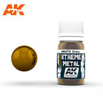 AK interactive XTREME METAL BRASS 30ML AK475