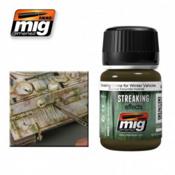 ammo mig  Salissures Pour Véhicules d'Hiver – Streaking Grime 35ml A.MIG-1205