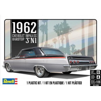 revell '62 Chevy Impala SS Hardtop 3'N1 1/25 854466