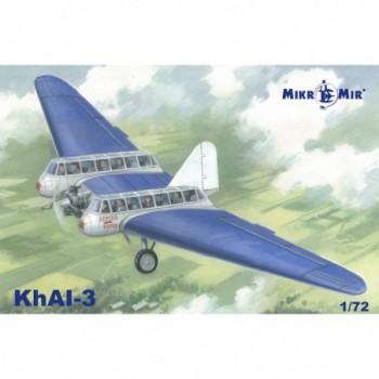 Mikro mir Le KhAI-3. Avion de passagers soviétique 1/72