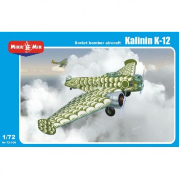 Mikro mir BOMBER SOVIETIQUE Kalinin K-12 1/72