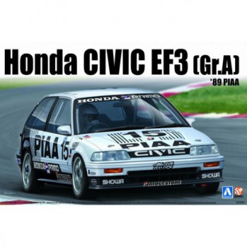 aoshima / beemax Honda CIVIC EF3 (Gr.A) '89 PIAA 1/24 B24005