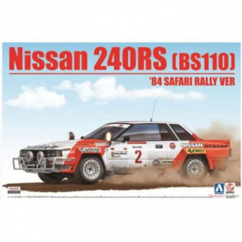 aoshima / beemax NISSAN 240RS BS110 1984 SAFARI RALLY VERSION 1/24 B24014