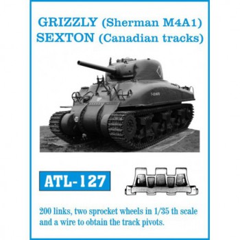 FRIULMODEL grizzly sherman M4A1 sexton canadian tracks 1/35 ATL-127