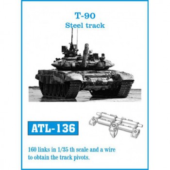 FRIULMODEL T-90 Chenille en acier 1/35 ATL-136