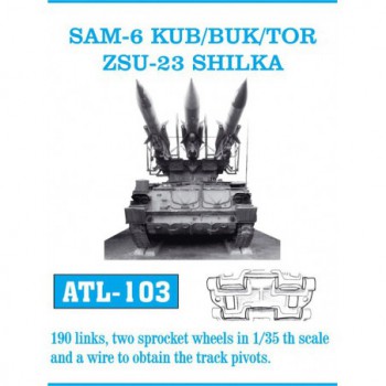 FRIULMODEL  SAM-6 KUB / BUK / TOR ZSU 23 SHILKA 1/35 ATL-103