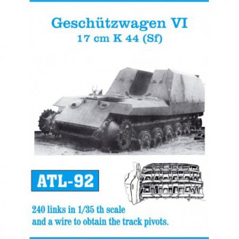 FRIULMODEL Geschützwagen VI 17cm K44 (Sf) 1/35 ATL-92