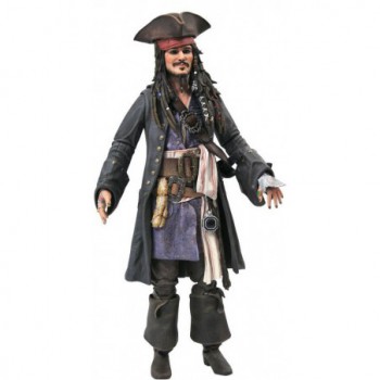 diamond select toys PIRATES DES CARAIBES - Jack Sparrow - Figurine articulée 18cm 699788824610