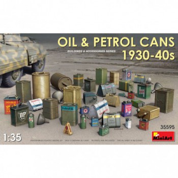miniart oil & petrol cans 1/35 35595