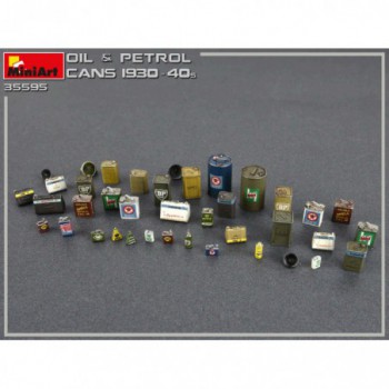 miniart oil & petrol cans 1/35 35595