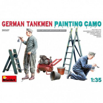 miniart german tanken painting camo 1/35 35327