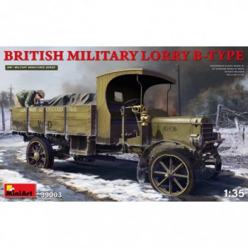 miniart british military lorry b-type 1/35 39003