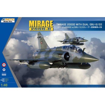 kinetic MIRAGE 2000B/D/N w/ LGB 1/48