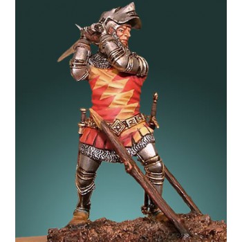 crecy models Nobleman with sword to 2 hands 54mm CM602
