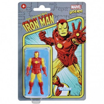 hasbro Marvel Legends Retro Iron Man 9,5cm 5010993848911
