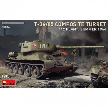 miniart T-34/85 COMPOSITE TURRET. 112 PLANT. SUMMER 1944 1/35 35306