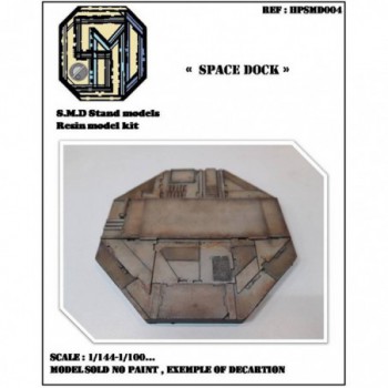 S.M.D stand models base en résine space dock HPSMD004