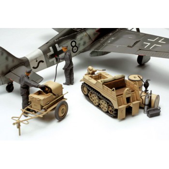 tamiya Kettenkrad et générateur avion 1/48