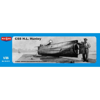 Mikro mir sous marin CSS HL Hunley 1/35