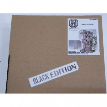 S.M.D stand models base en résine small building black édition HPSMD011